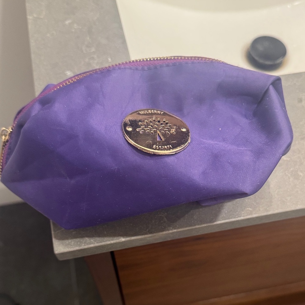 Mulberry Purple Cosmetic Bag